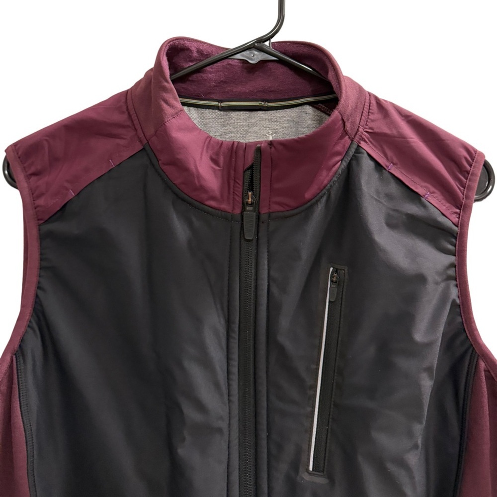 NWOT SMARTWOOL Active Fleece Insulated Wind Vest in Eggplant Size XL - Picture 5 of 11